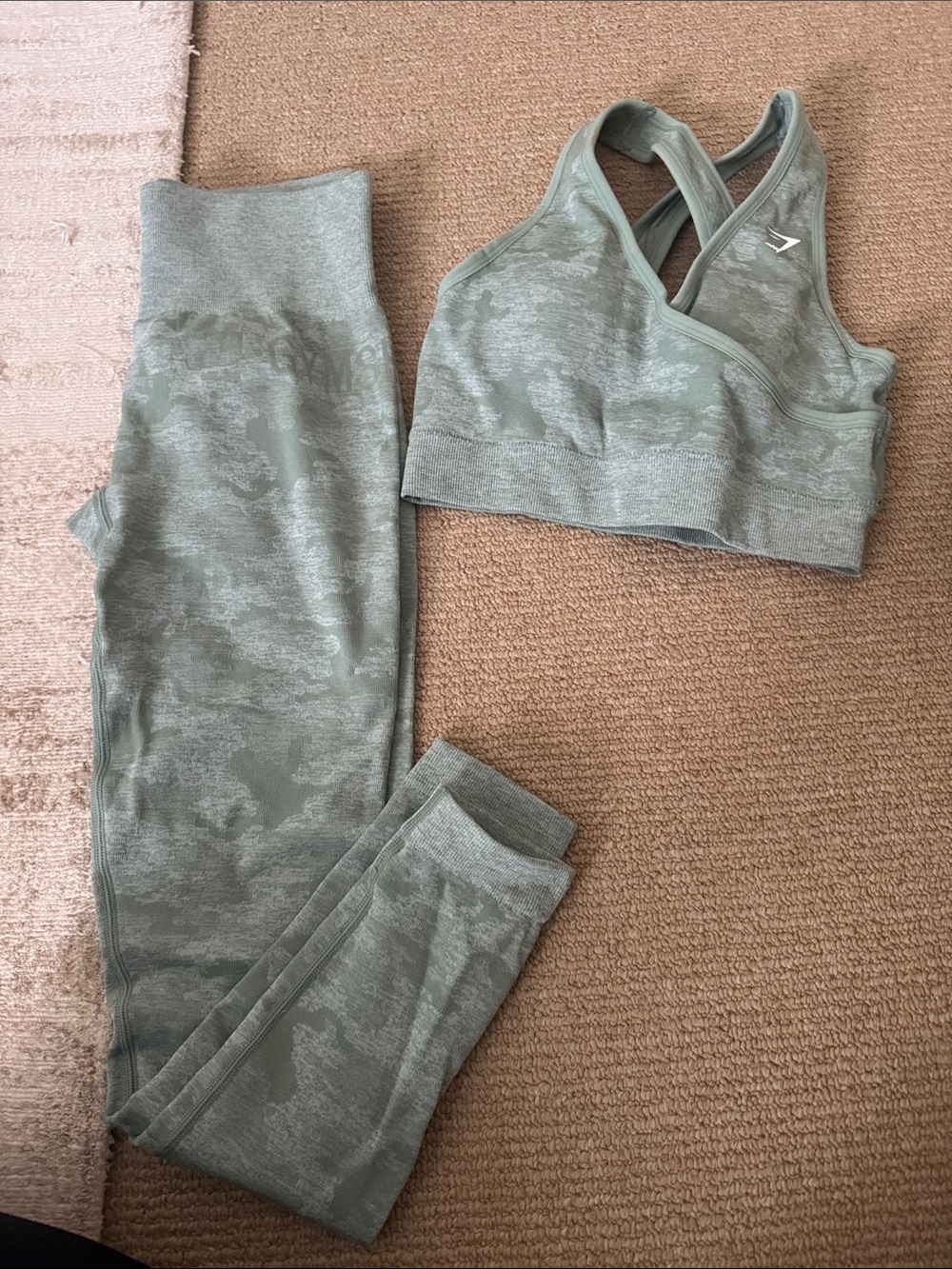 Gymshark Green Camo Set